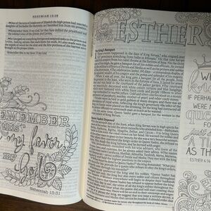 Blue Floral Inspire Bible